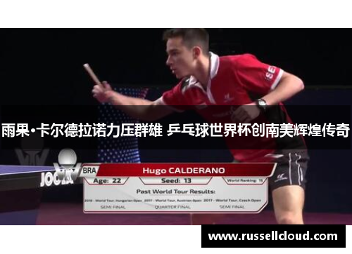雨果·卡尔德拉诺力压群雄 乒乓球世界杯创南美辉煌传奇